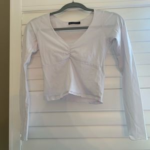 Brandy Melville white long sleeve